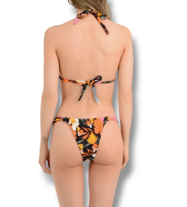 Bikini ONEILL blk flowers