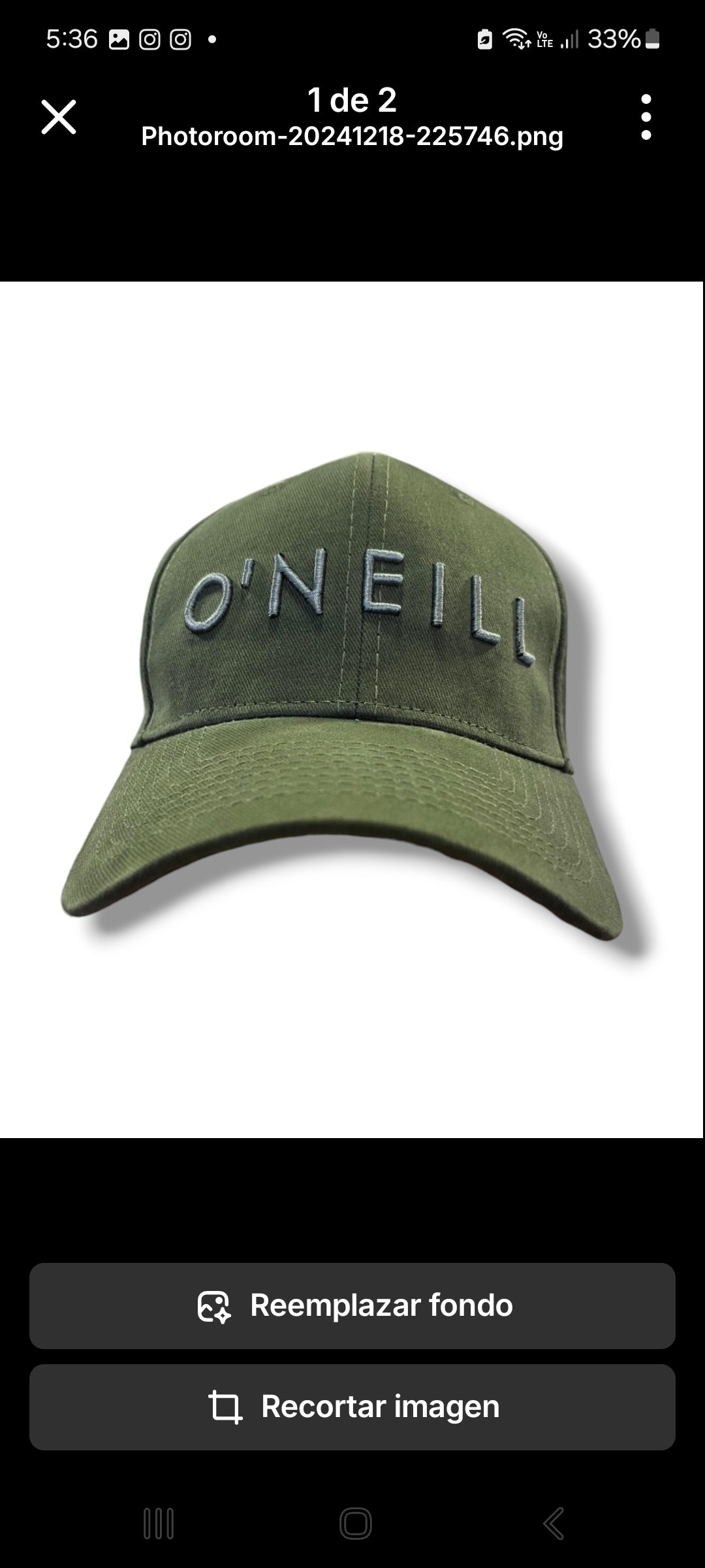Gorra ONEILL S25 green