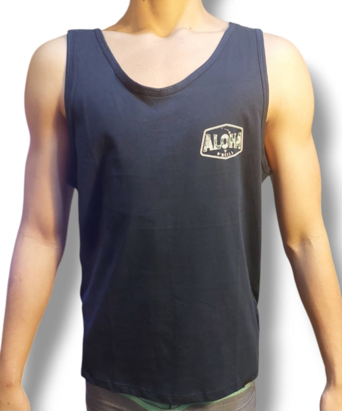 BIVIDI ONEILL25 - BIG ALOHA TANK - INK BLUE