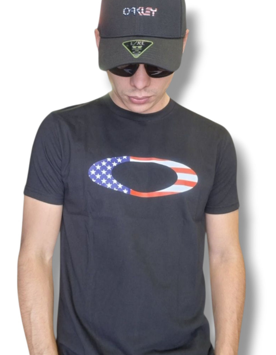 Polo OAKLEY Ellipse USA Black