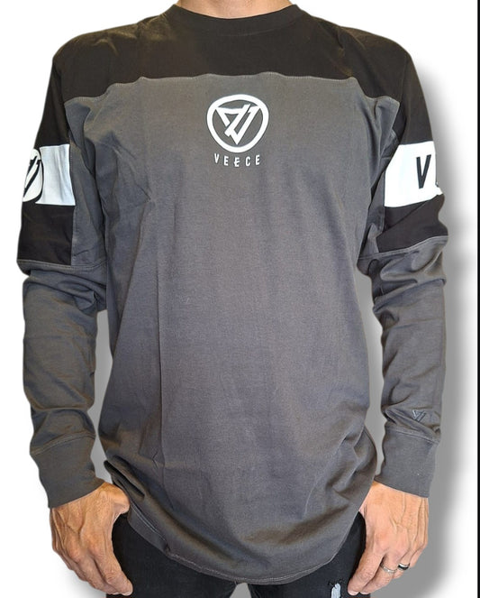 Polo Manga Larga VEECE Blk grey