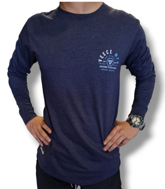 Polo Manga Larga VEECE Navy