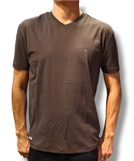 Polo VEECE W25 Cuello V Brown