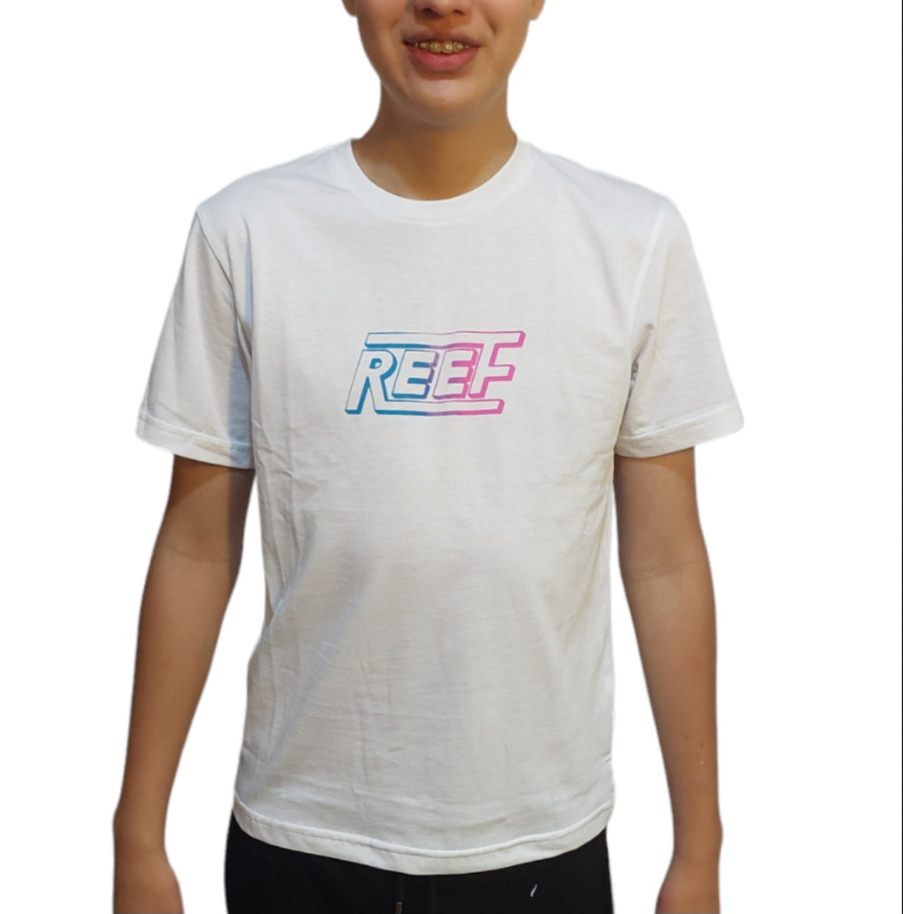 Polo Niño Reef V24 blanco