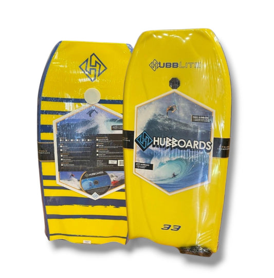 Tabla Body HUBBLITE EPS 33" Yellow (incluye pita)
