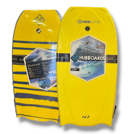 Tabla Body HUBBLITE EPS 41" Profesional Yellow (incluye pita + Stringer)