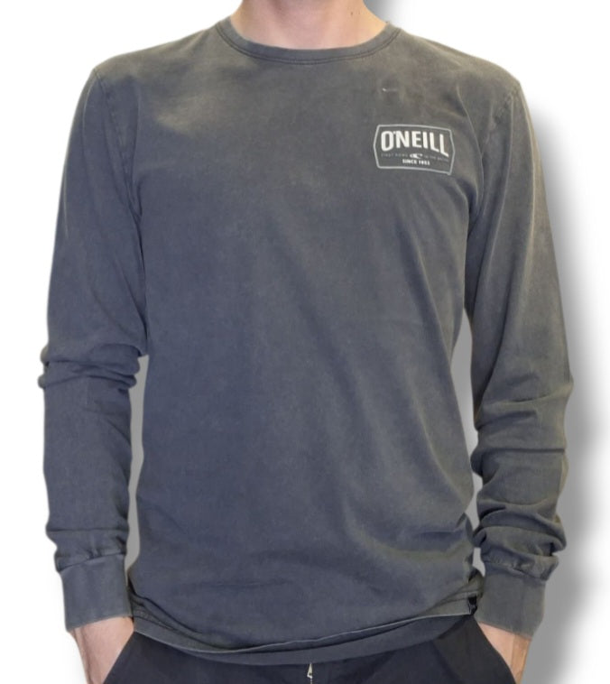 Polo ONEILL Manga larga jaspeado acid charcoal