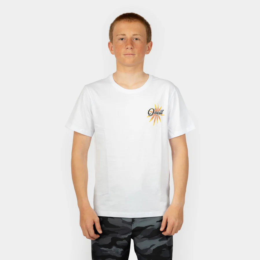 POLO NIÑO - O'NEILL BEACH GRAPHIC T-SHIRT KID - SNOW WHITE