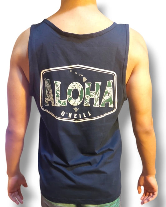 BIVIDI ONEILL25 - BIG ALOHA TANK - INK BLUE