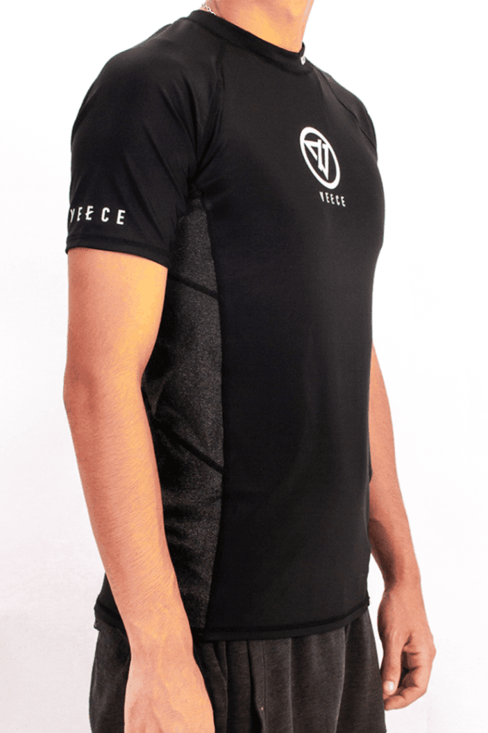 LICRA VEECE NEGRA HOMBRE - MANGA CORTA