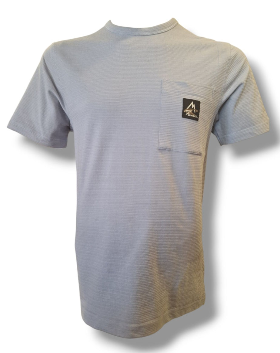 Polo ONEILL W25 Imp. Listado silver c/bolsillo