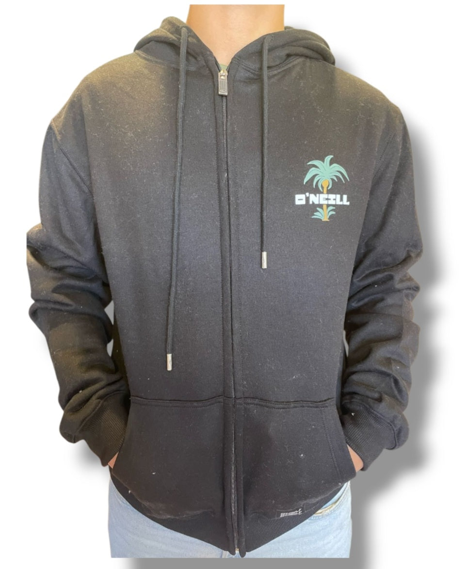 Polera ONEILL C/capucha W25 blk c/cierre