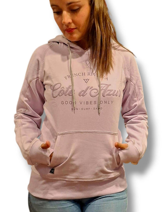 Polera VEECE Dama C/Capucha Lila