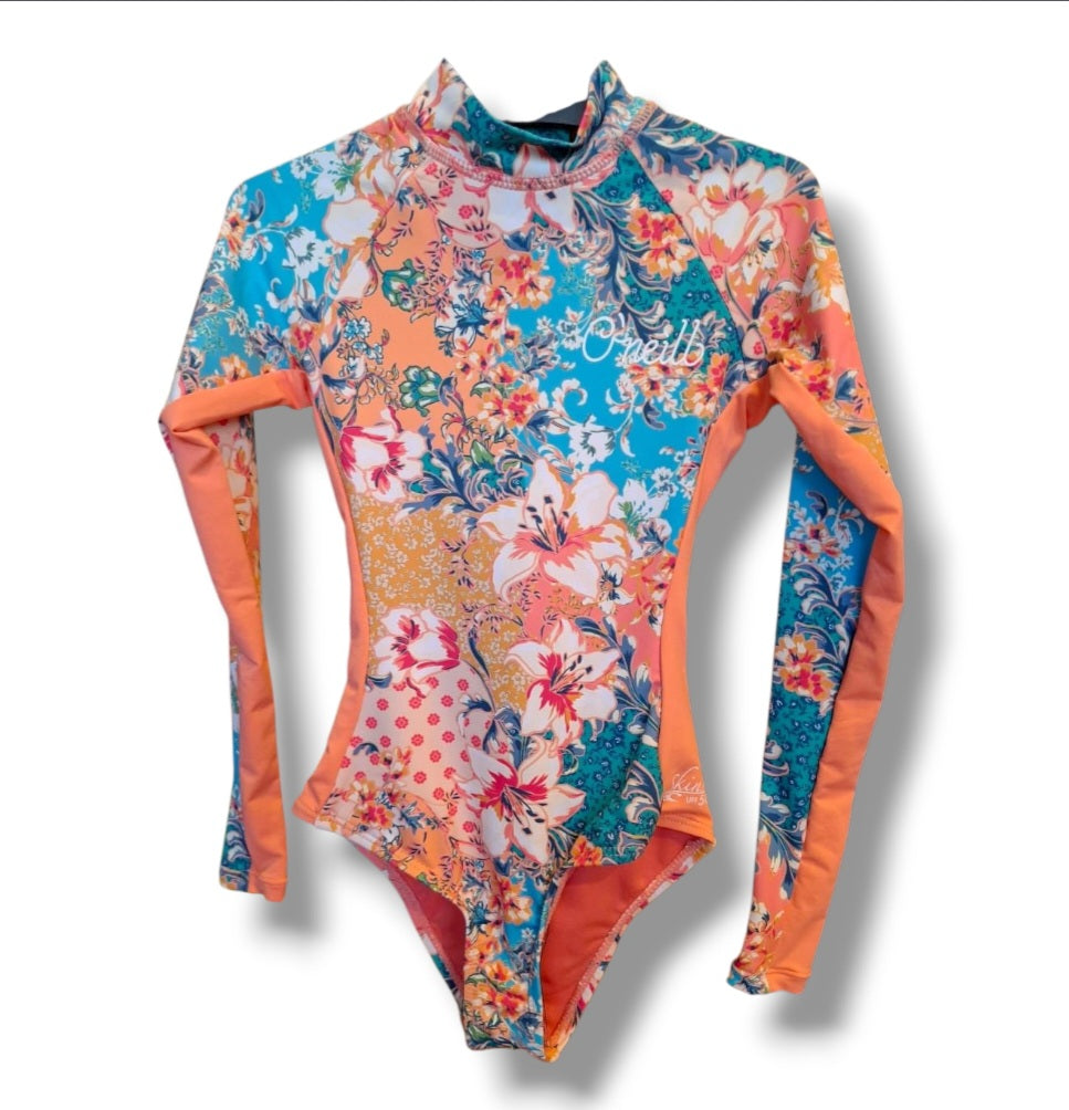 Licra ONEILL Body Damas flowers2