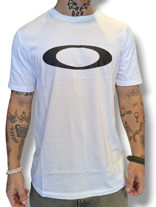 Polo OAKLEY O Bold ellipse white
