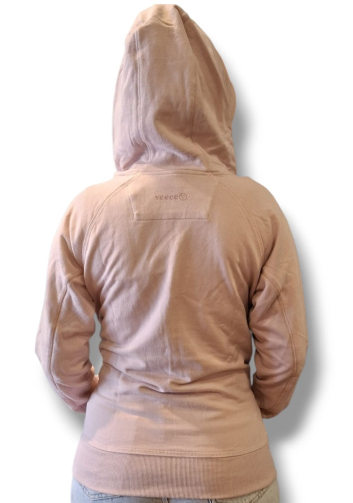 Polera VEECE dama c/capucha rose