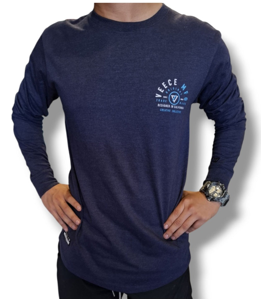 Polo Manga Larga VEECE Navy