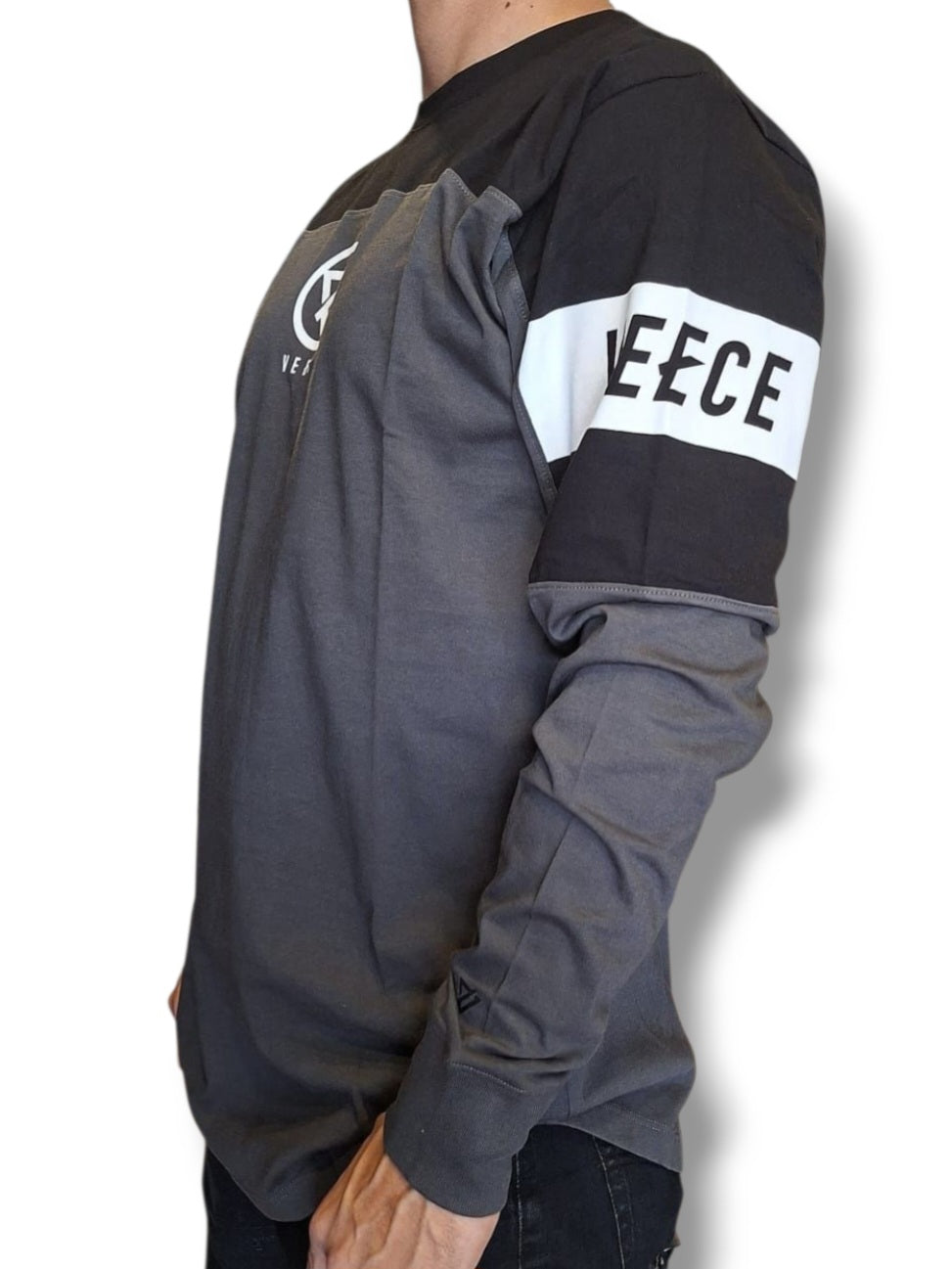 Polo Manga Larga VEECE Blk grey