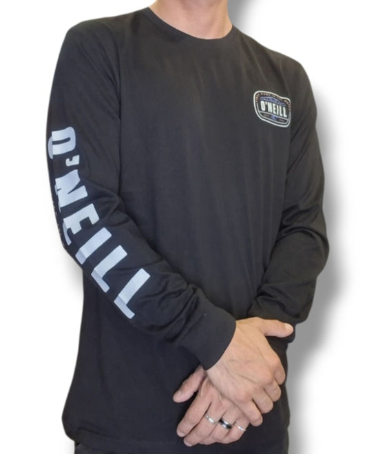 Polo ONEILL Manga larga negro