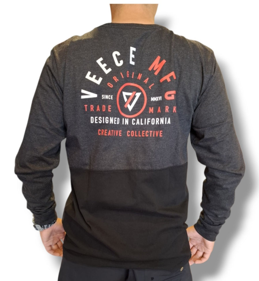 Polo Manga Larga VEECE graphite